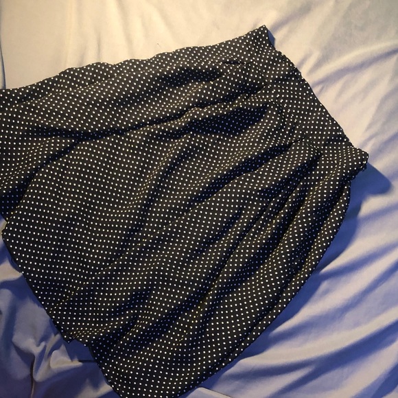 Black with white Polkadot “Renee C.” Skirt - Picture 2 of 6